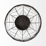 Mercana Petiole II Large Gold Toned Metal Table Candle Holder