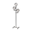 Mercana Trifect Black Iron Pipe Three Face Floor Clock