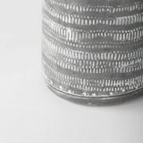 Mercana Serena I 8H Small Gray/White Textured Metal Jug