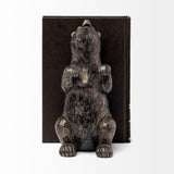 Mercana Sleuth (Set of 2) 9L x 8W Grizzly Bear Bookends