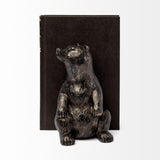 Mercana Sleuth (Set of 2) 9L x 8W Grizzly Bear Bookends