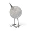Mercana Snipe I 6L x 6W Off-White Resin Bird Ornament W/ Metal Feet