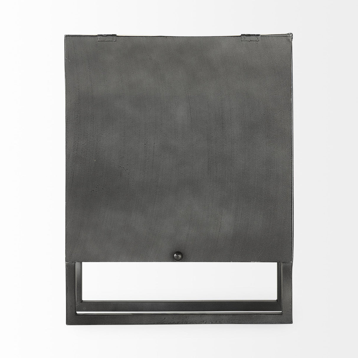 Mercana Felix Gray Metal Square Table Clock