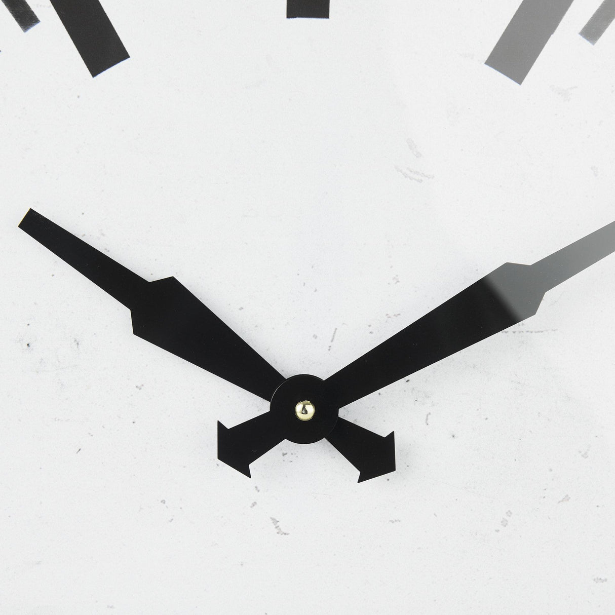 Mercana Felix Gray Metal Square Table Clock