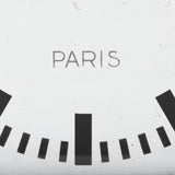 Mercana Felix Gray Metal Square Table Clock