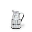 Mercana Lome Small White/Black Ceramic Jug