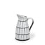 Mercana Lome Small White/Black Ceramic Jug