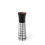 Mercana Luanda Large Black/White Large Ceramic Vase