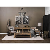 Mercana Raen (28.5"H) Gray Metal Octagonal Base w/Beige Shade Table Lamp