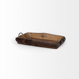 Mercana Durone (Set of 2) Brown Wooden Live Edge Serving Trays