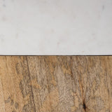 Mercana Woodrow (22.3"H) Light Brown Wood w/ White Accent Table Lamp
