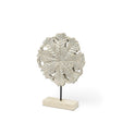 Mercana Kamara I (Small) 12L x 4W White Washed Wood W/Antiqued Silver Botanical Decorative Object