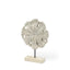 Mercana Kamara I (Small) 12L x 4W White Washed Wood W/Antiqued Silver Botanical Decorative Object