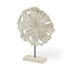 Mercana Kamara II (Large) 16L x 4W White Washed Wood W/Antiqued Silver Botanical Decorative Object