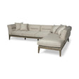 Mercana Denali III Beige Upholstered Wooden Frame Sectional