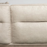 Mercana Denali IV 121" Beige Upholstered Wooden Frame Left Four Seater Sectional