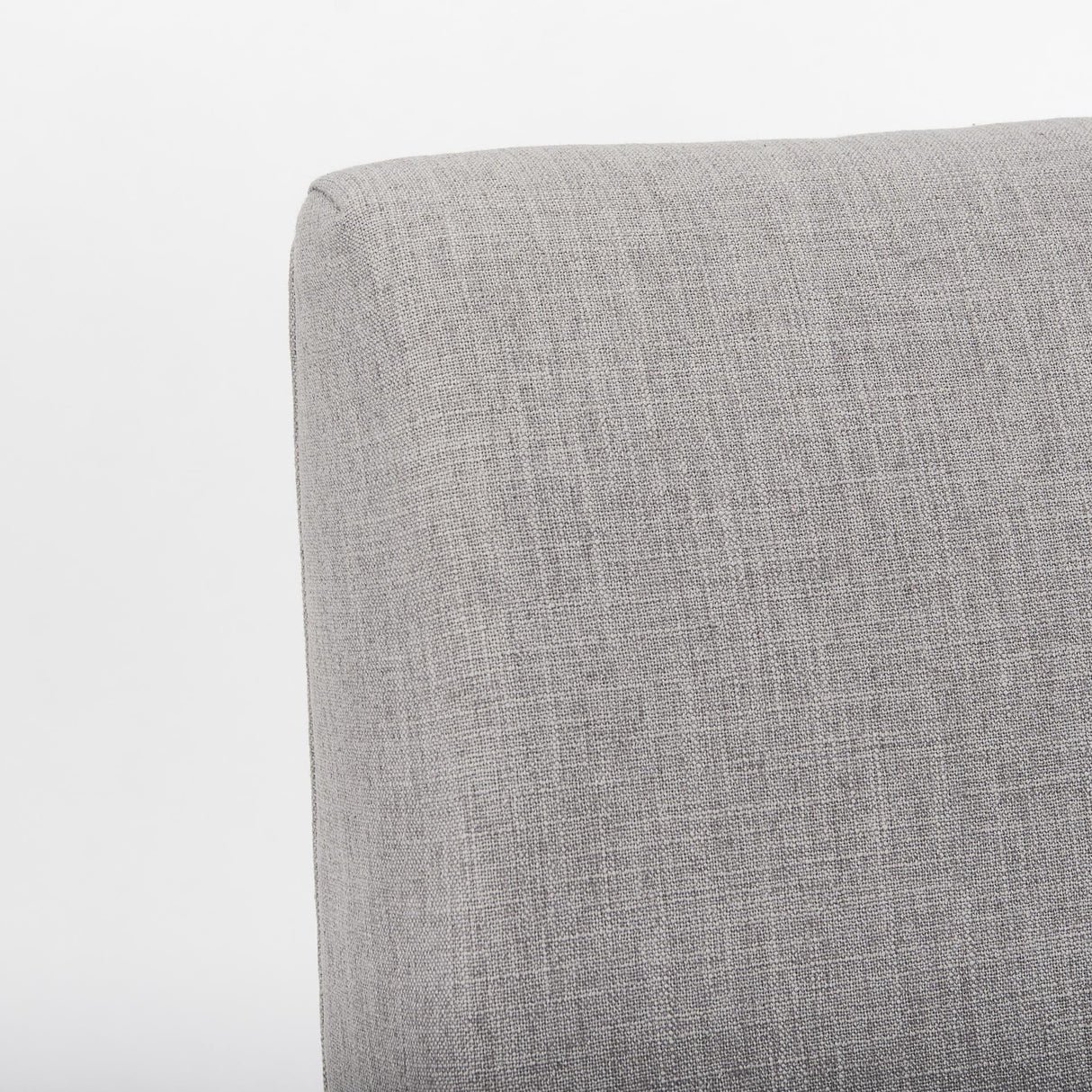 Mercana Palisades Grey Fabric Wrap Brown Wooden Frame Dining Chair