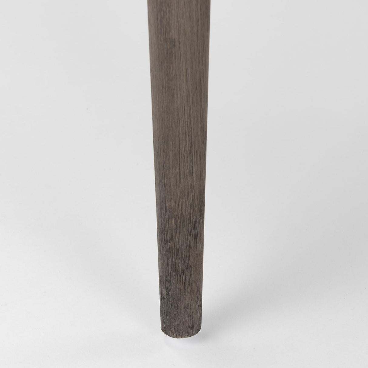 Mercana Palisades Grey Fabric Wrap Brown Wooden Frame Dining Chair