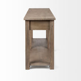 Mercana Harrelson III 72L x 18W Brown Wood 4 Drawer Console Table