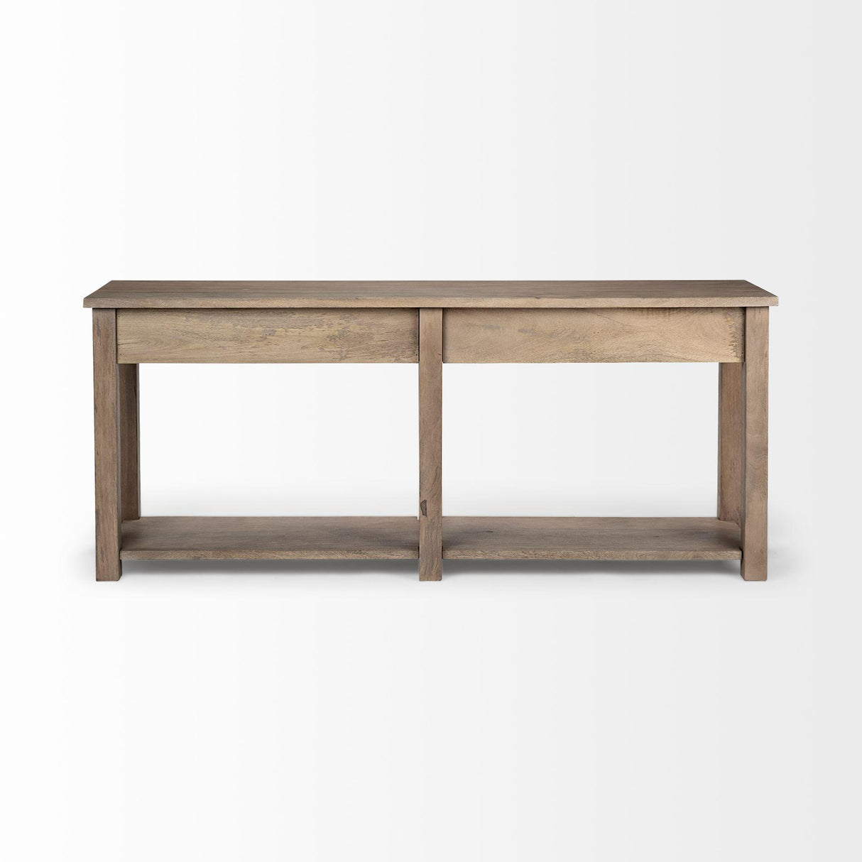 Mercana Harrelson III 72L x 18W Brown Wood 4 Drawer Console Table