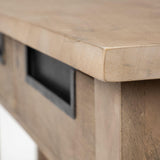 Mercana Harrelson III 72L x 18W Brown Wood 4 Drawer Console Table