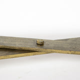 Mercana Excelsior I (72x18.3) Solid Wood Gold Metal Base 4 Cabinet Door SideBoard