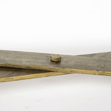 Mercana Excelsior I (72x18.3) Solid Wood Gold Metal Base 4 Cabinet Door SideBoard