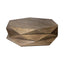 Mercana Arreto Hexagonal Hinged Solid Wood Top and Base Coffee Table