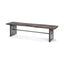 Mercana Ledger I 70L x 17W Brown Live-Edge Wooden Dining Bench
