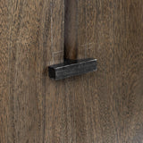 Mercana Ledger II 70L x 17W x 30H Live-Edge Wooden Brown Console Table