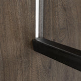 Mercana Ledger II 70L x 17W x 30H Live-Edge Wooden Brown Console Table