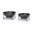 Mercana Cauldron (Set of 2) Brown Metal Bowls