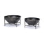 Mercana Cauldron (Set of 2) Brown Metal Bowls