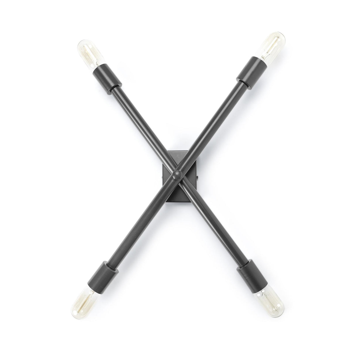 Mercana Xendi 4x25 Black Toned Metal Sputnik Wall Sconce