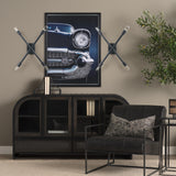 Mercana Xendi 4x25 Black Toned Metal Sputnik Wall Sconce