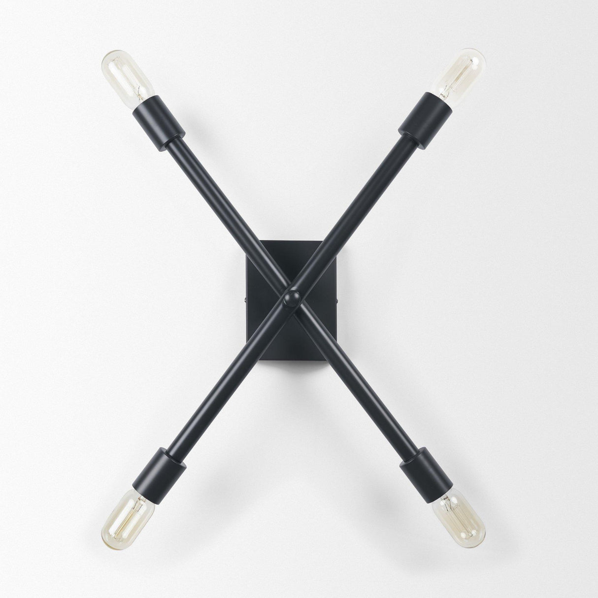 Mercana Xendi 4x25 Black Toned Metal Sputnik Wall Sconce