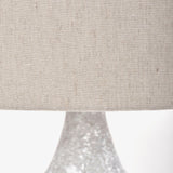Mercana Harlan (30.5"H) Beige-Toned Fabric Shade Gray Concrete Base Table Lamp