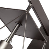 Mercana Cordova 12x19 Gray Metal Hanging Bulb Caged Wall Sconce
