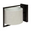 Mercana Smithe I 9x13 Black Toned Metal Cream Lampshade Wall Sconce