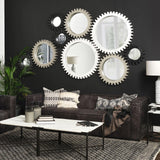 Mercana Beardell 18 x 18 Cream And Black Details With Tassels Decorative Pillow Cover