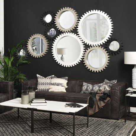 Mercana Beardell 18 x 18 Cream And Black Details With Tassels Decorative Pillow Cover