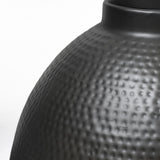 Mercana Minerva 19x22 Metallic Gray Hammered Detail Pendant Light