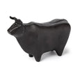 Mercana Taurus II 9L x 4W Black Cast Aluminum Bull Decorative Object
