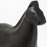 Mercana Sphynx II 7L x 2W Black Cast Aluminum Horse Shaped Object