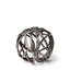 Mercana Sphaira I Small 5L x 5W Silver Cast Aluminum Decorative Tree Branch Orb