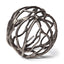 Mercana Sphaira II Large 7L x 7W Silver Cast Aluminum Decorative Tree Branch Orb