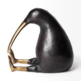 Mercana Dodo 7L x 4W Black Cast Aluminum Mauritian Bird Sculpture