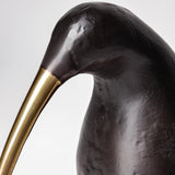 Mercana Dodo 7L x 4W Black Cast Aluminum Mauritian Bird Sculpture