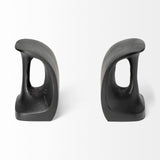 Mercana Last Cobbler's (Set of 2) 8L x 6W Black Shoemaker Tool Bookends
