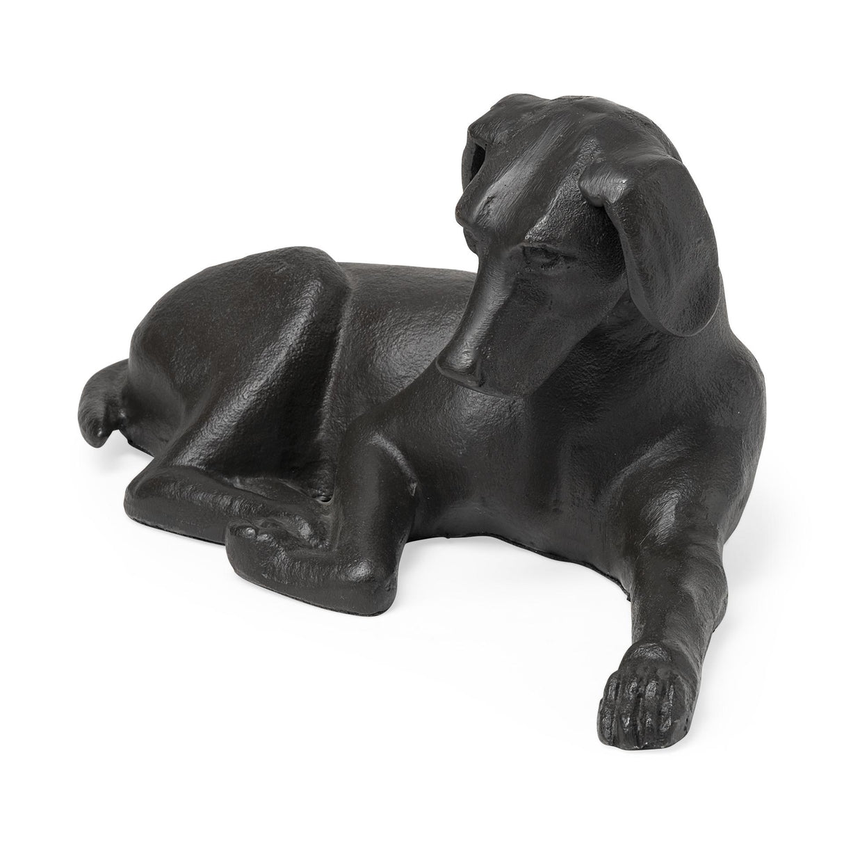 Mercana Czar 11L x 7W Black Metal Labrador Retriever